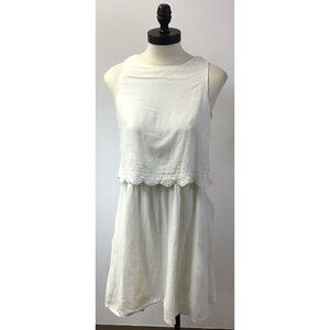 H&M Woman’s Boho White Dress Size 8